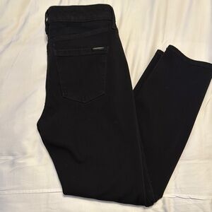 WHBM Black High Rise Slim Sculpt Skinny Jeans